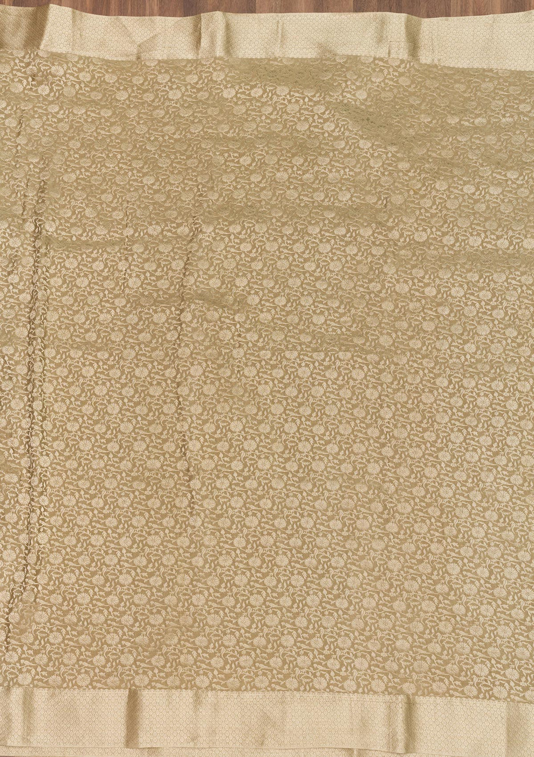 Gold Zariwork Pure Silk Saree-Koskii