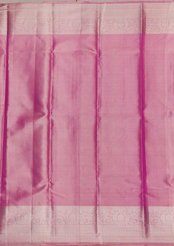 Gold Zariwork Pure Silk Saree-Koskii
