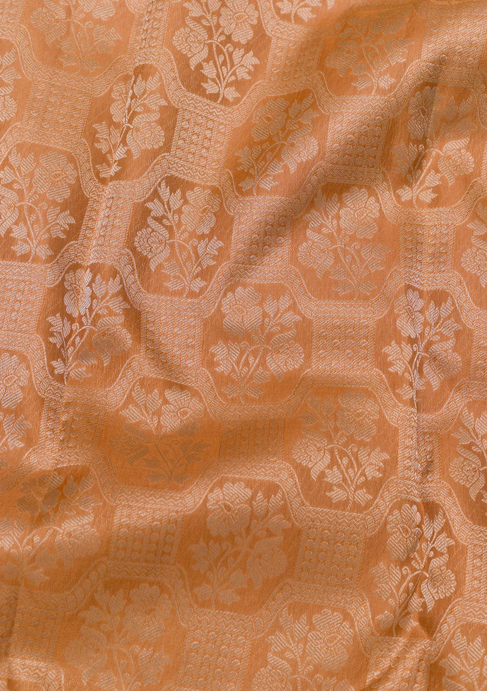 Gold Zariwork Pure Silk Saree-Koskii