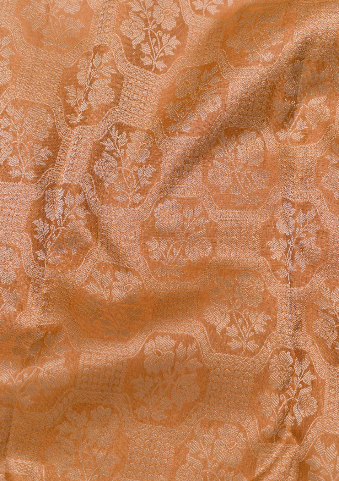 Gold Zariwork Pure Silk Saree-Koskii