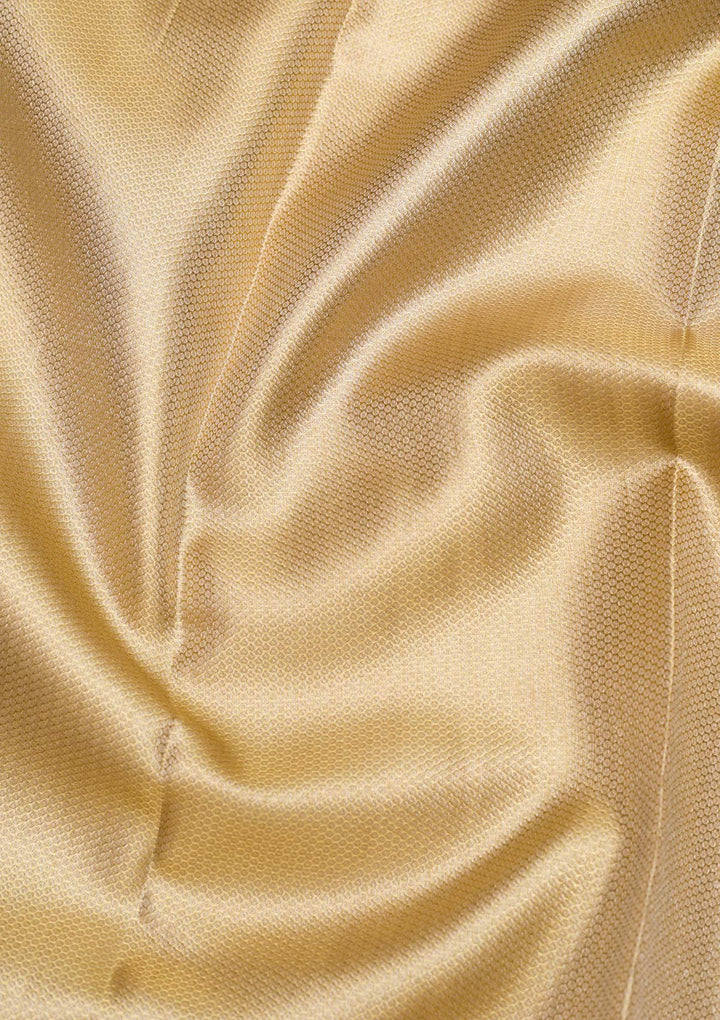 Gold Zariwork Pure Silk Saree-Koskii