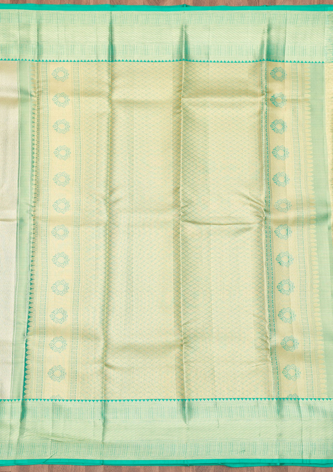 Gold Zariwork Pure Silk Saree-Koskii