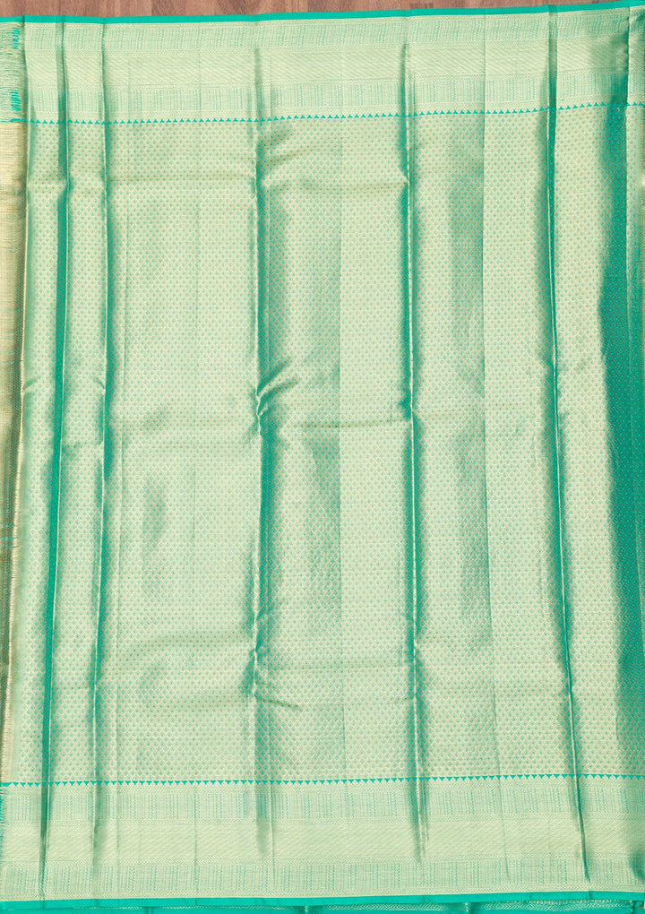 Gold Zariwork Pure Silk Saree-Koskii