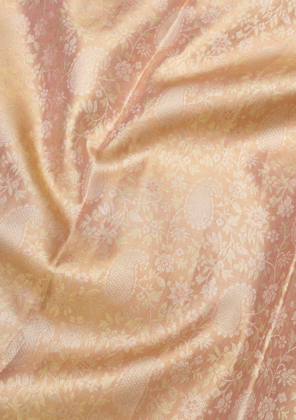 Gold Zariwork Pure Silk Saree-Koskii