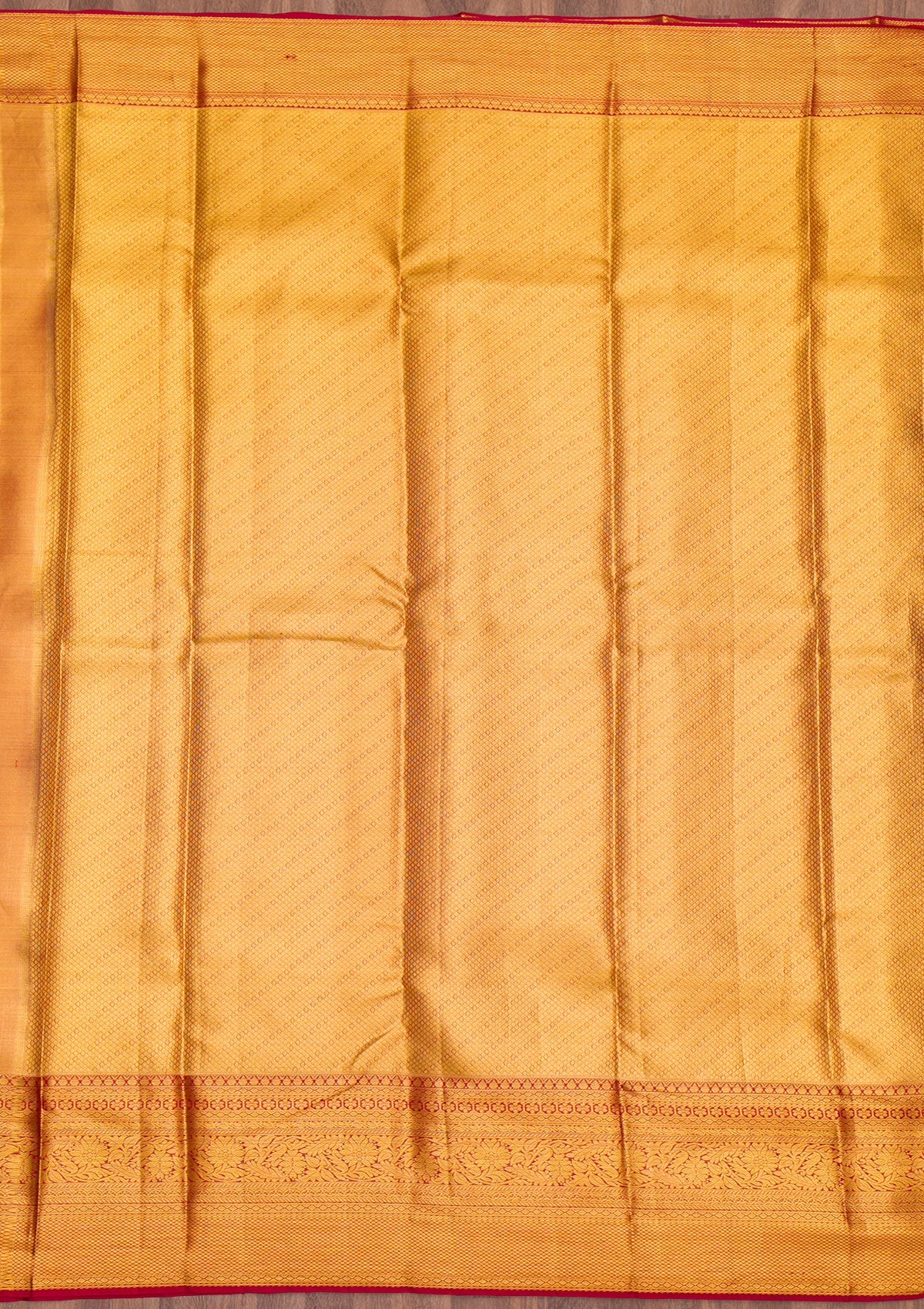 Gold Zariwork Pure Silk Saree-Koskii