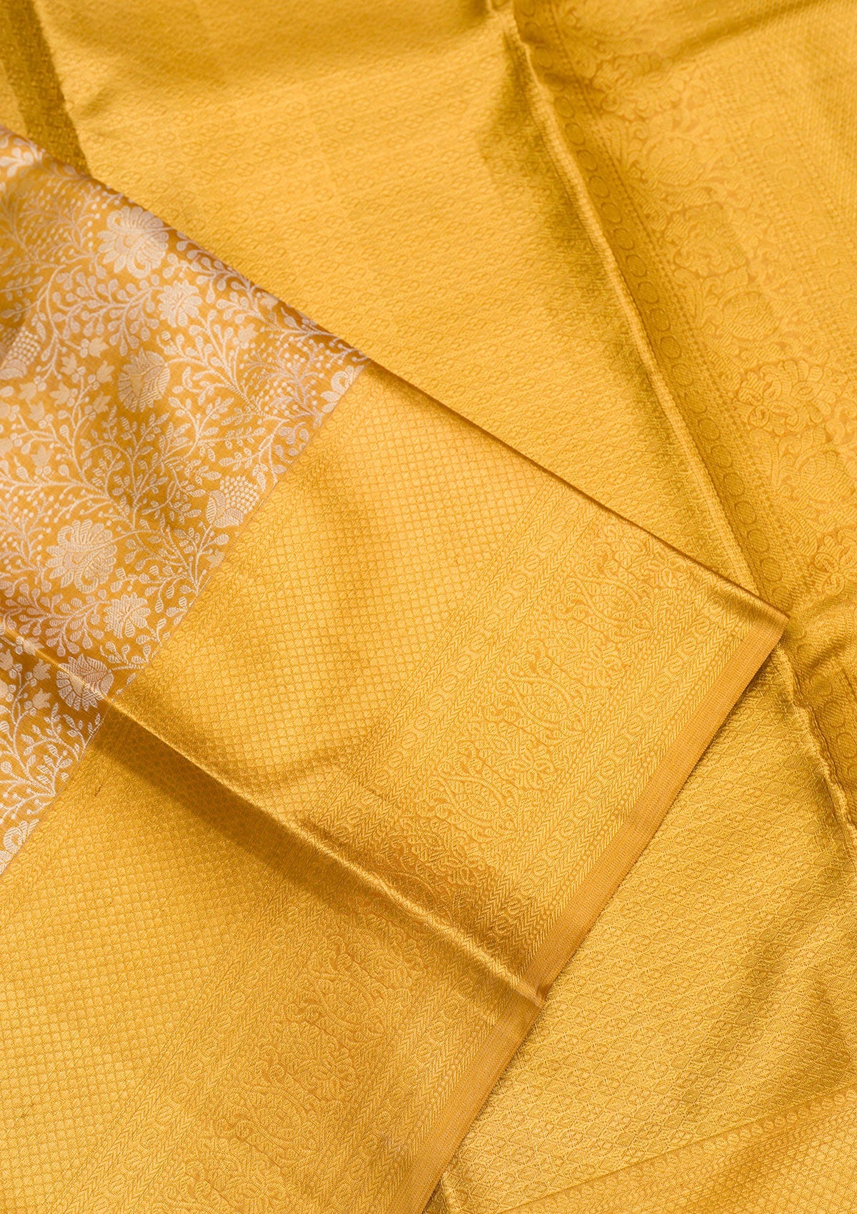 Gold Zariwork Pure Silk Saree-Koskii