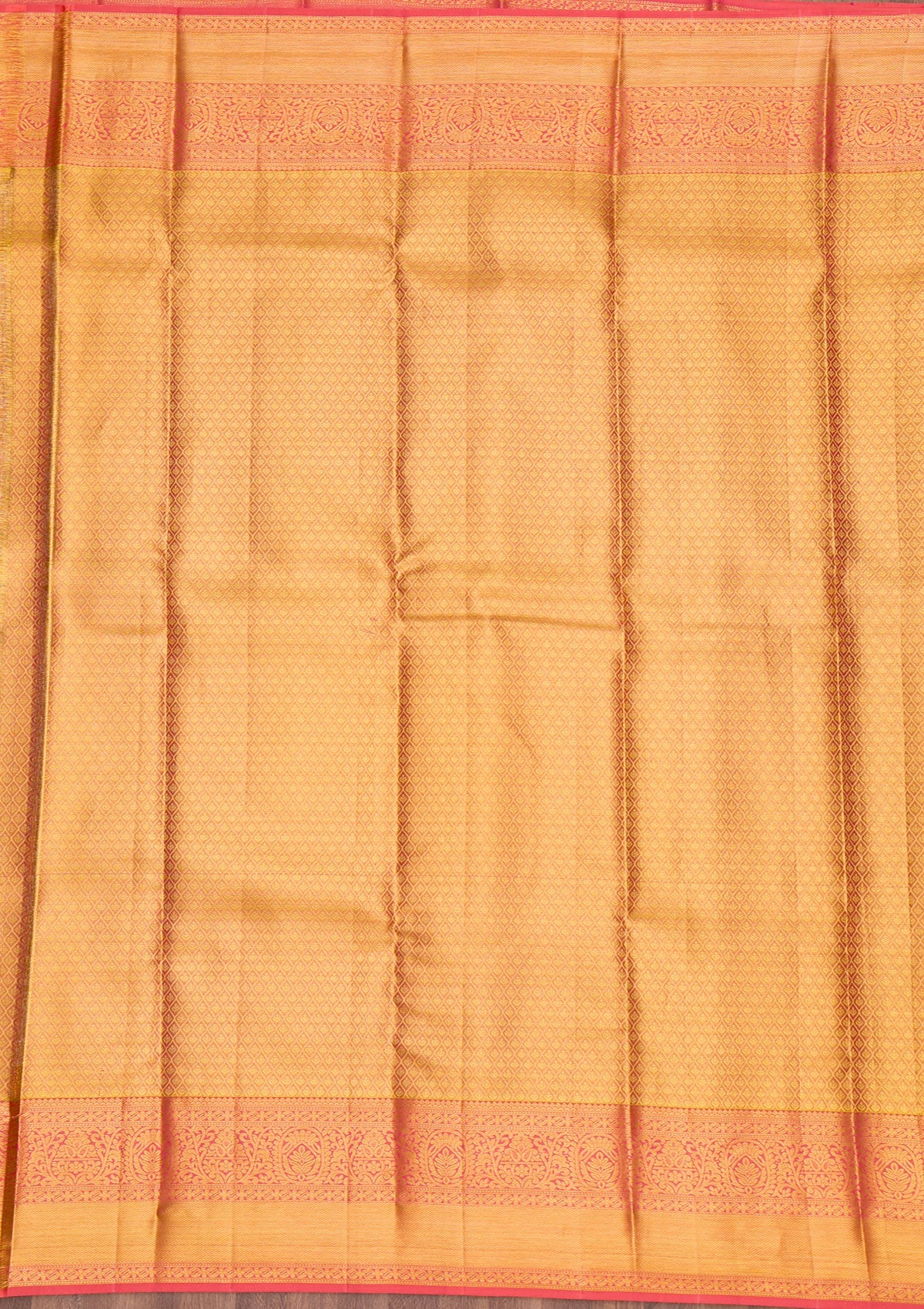 Gold Zariwork Pure Silk Saree-Koskii