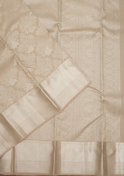 Gold Zariwork Pure Silk Saree-Koskii