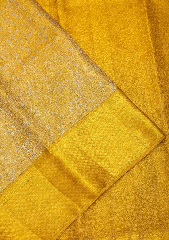 Gold Zariwork Pure Silk Saree