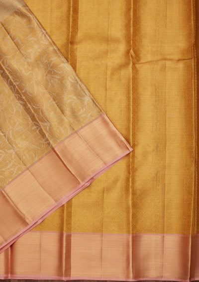 Gold Zariwork Pure Silk Saree