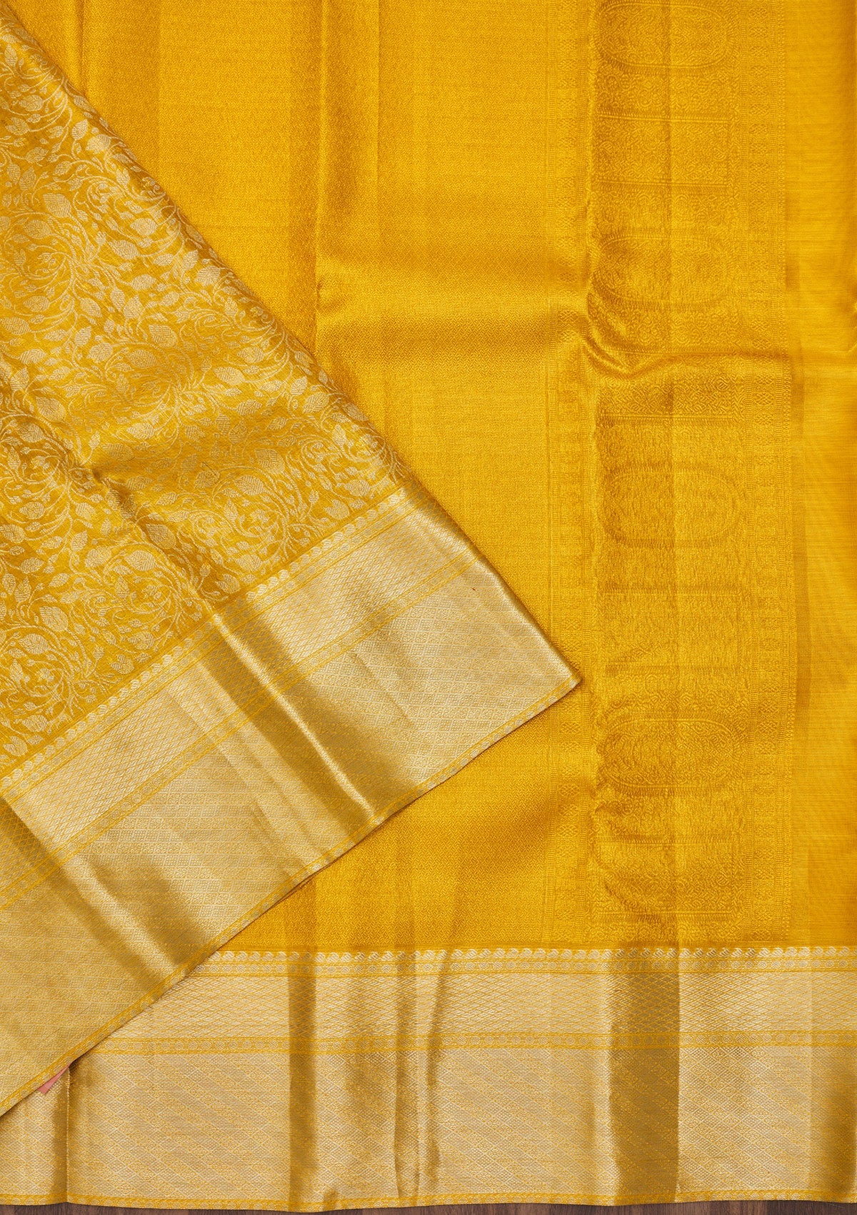 Gold Zariwork Pure Silk Saree