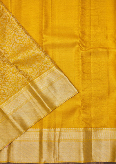 Gold Zariwork Pure Silk Saree