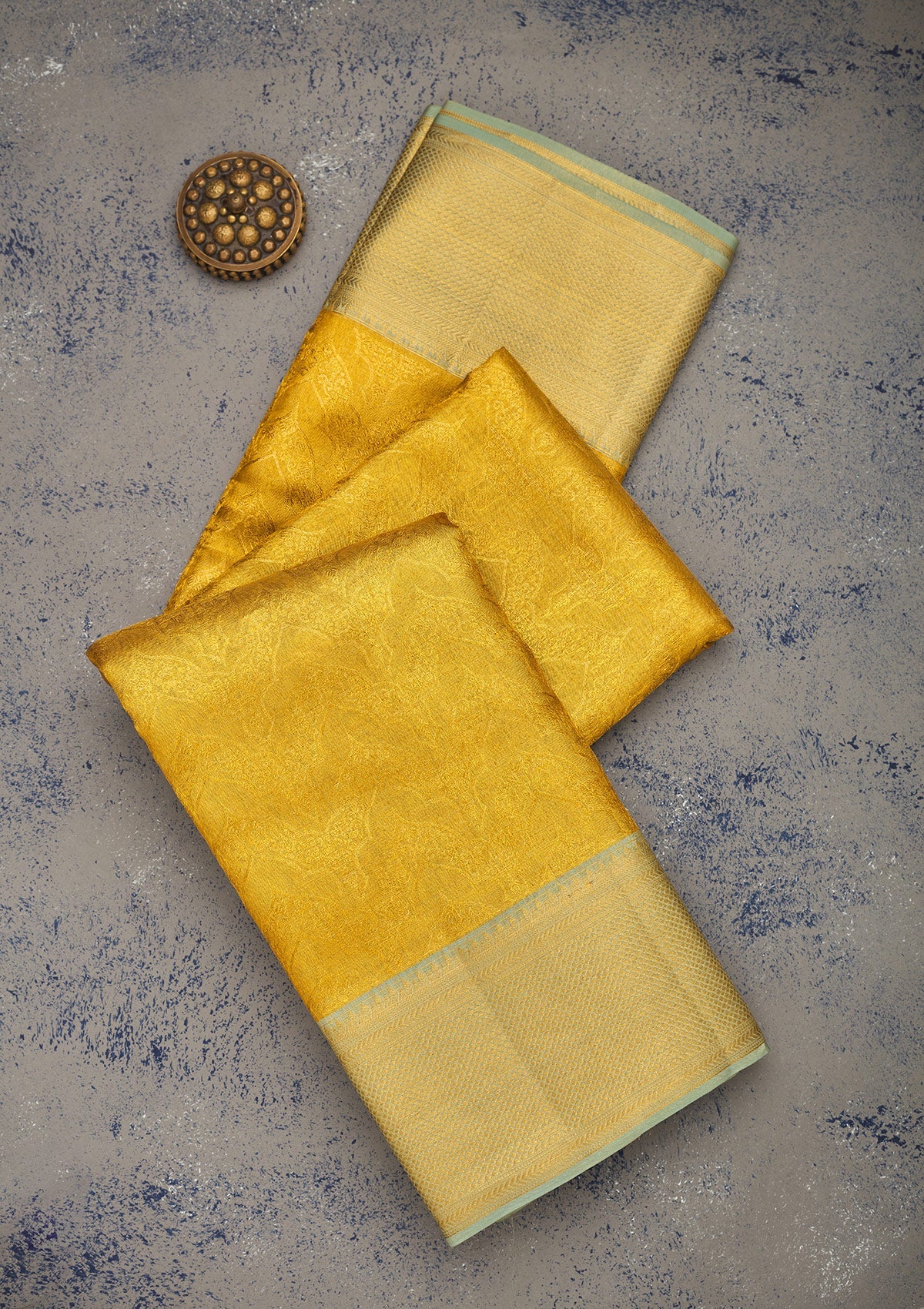 Gold Zariwork Pure Silk Saree-Koskii