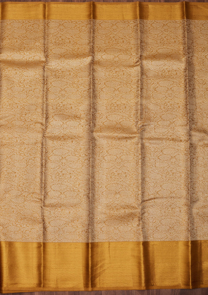 Gold Zariwork Pure Silk Saree
