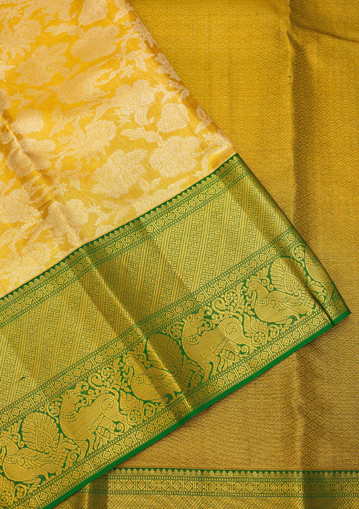 Gold Zariwork Pure Silk Saree