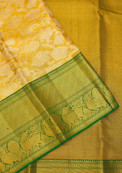 Gold Zariwork Pure Silk Saree