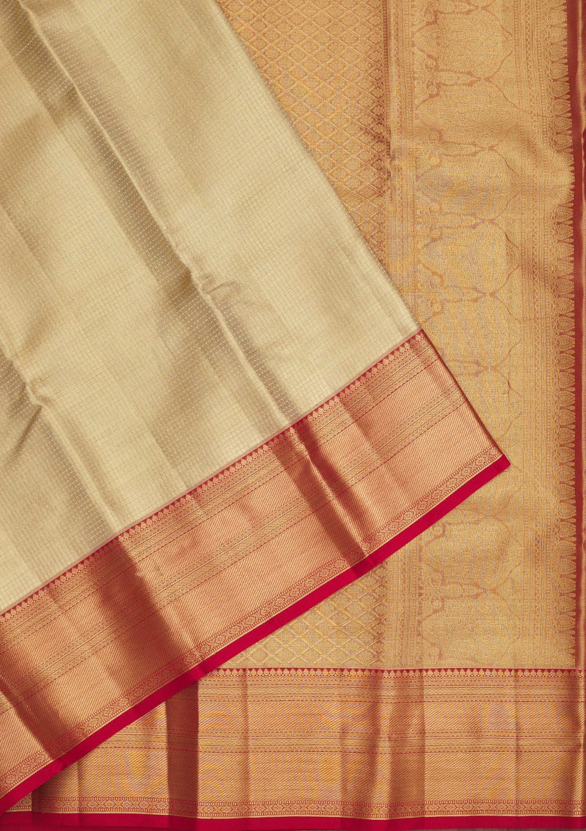 Gold Zariwork Pure Silk Saree