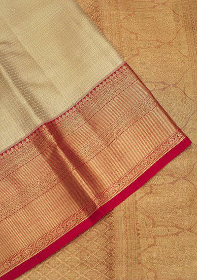 Gold Zariwork Pure Silk Saree