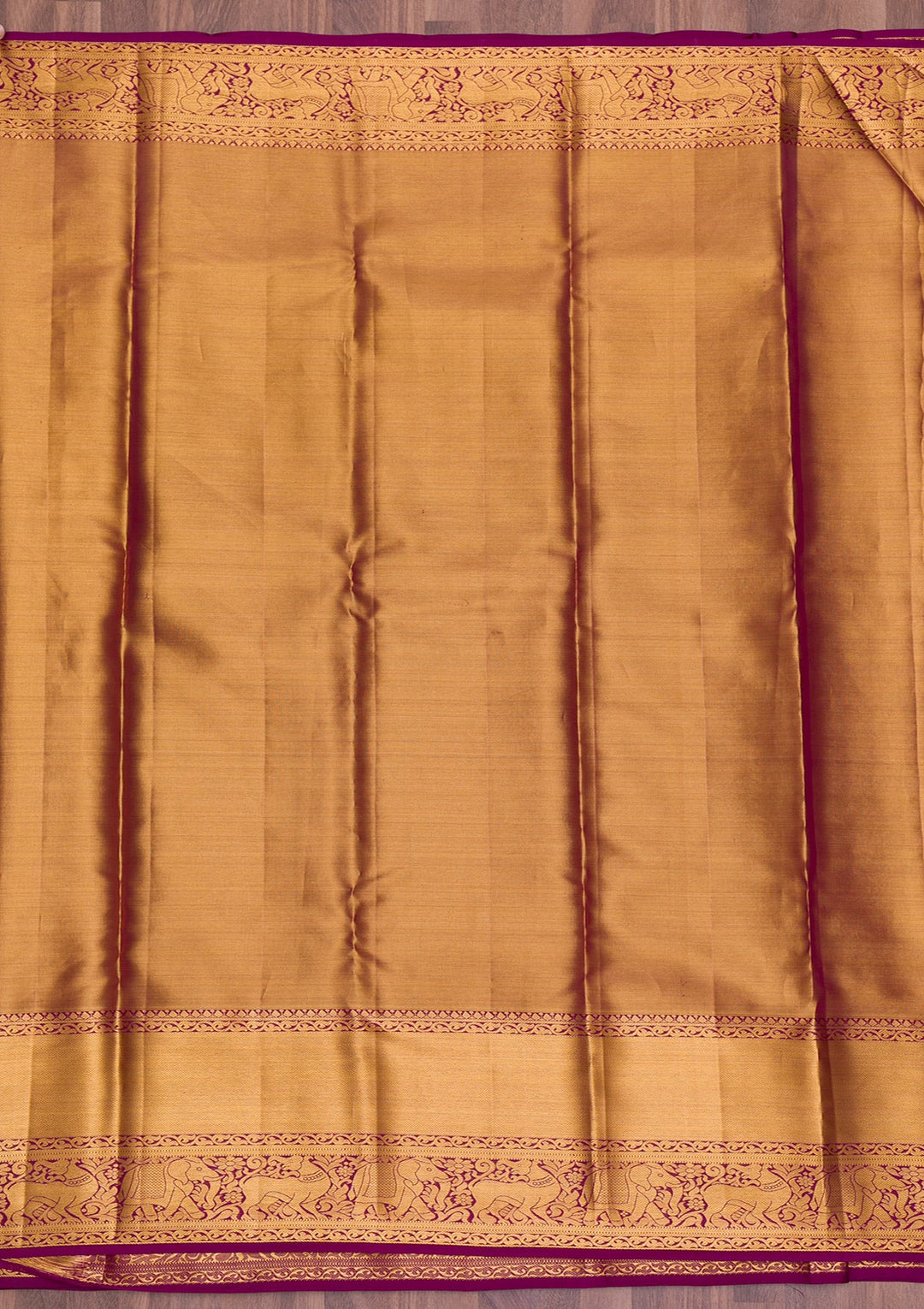 Gold Zariwork Tissue Saree-Koskii