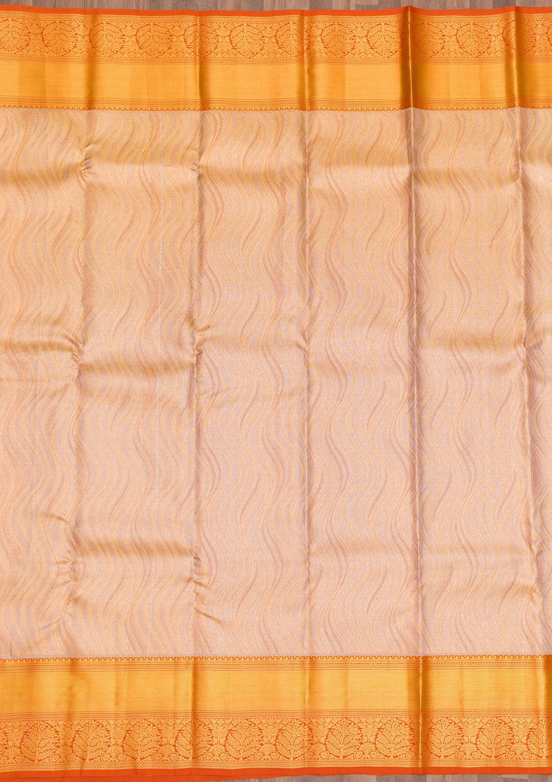 Gold Zariwork Tissue Saree-Koskii