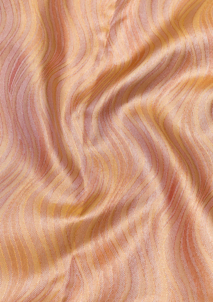 Gold Zariwork Tissue Saree-Koskii