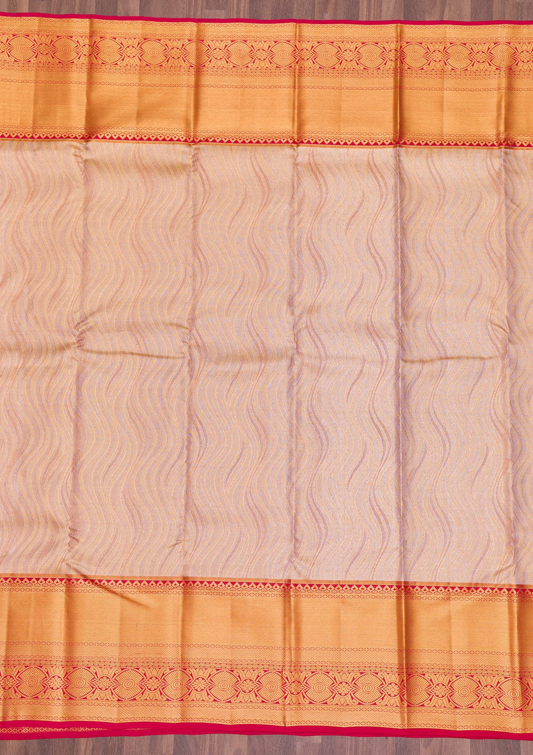 Gold Zariwork Tissue Saree-Koskii