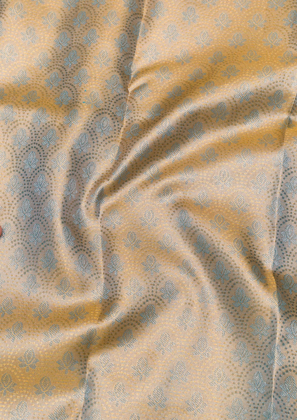 Gold Zariwork Tissue Saree-Koskii
