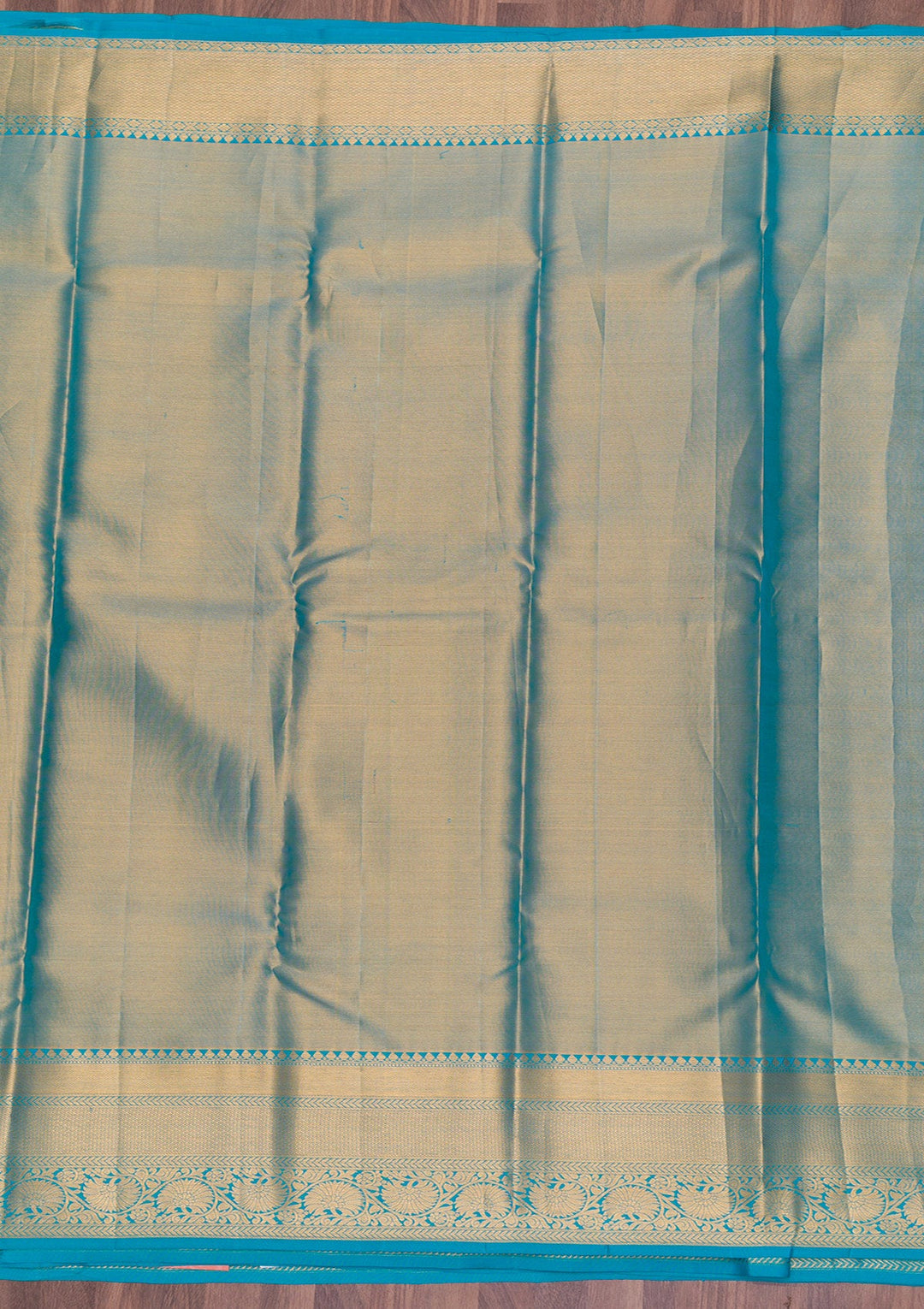 Gold Zariwork Tissue Saree-Koskii
