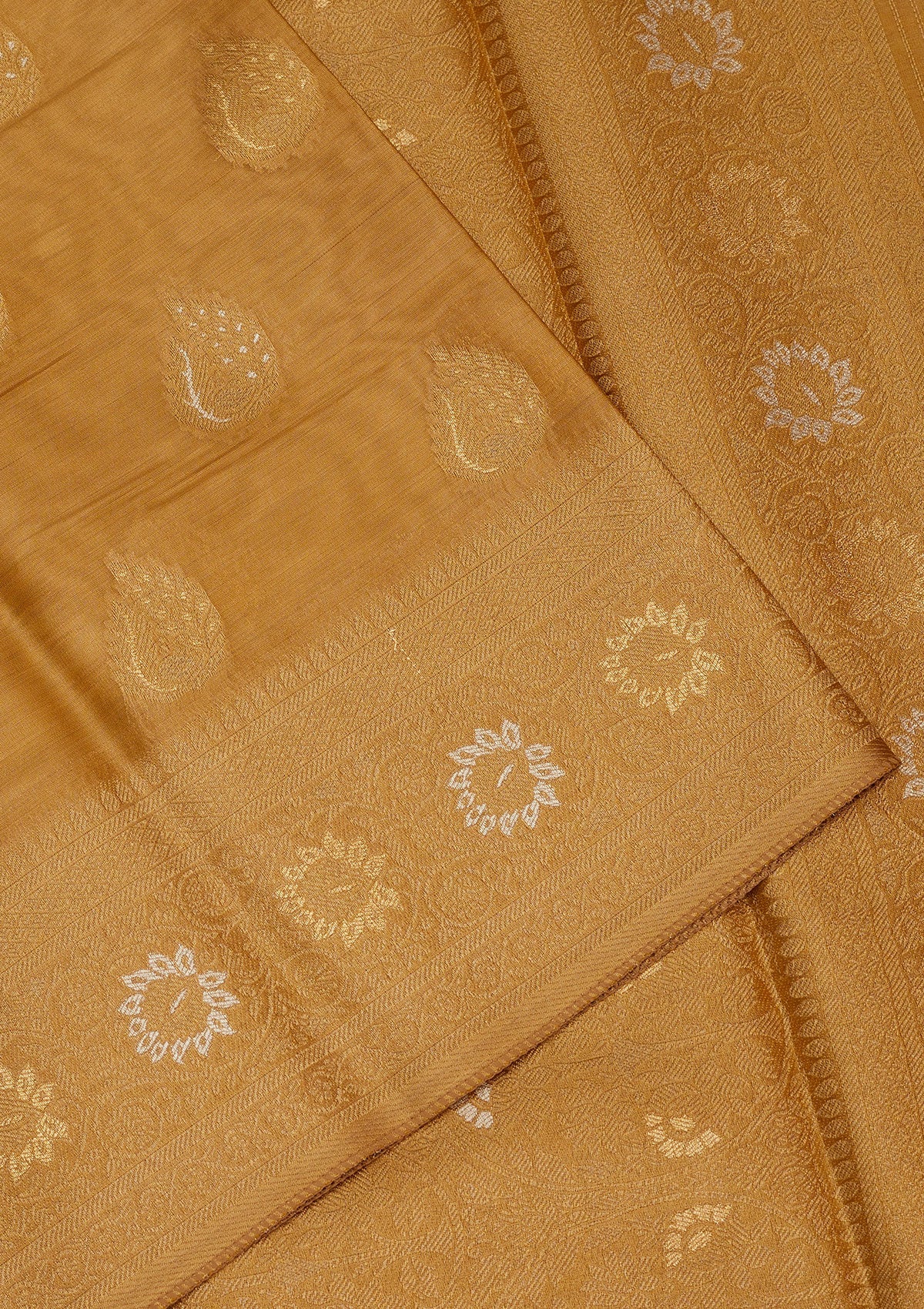 Gold Zariwork Tissue Saree-Koskii