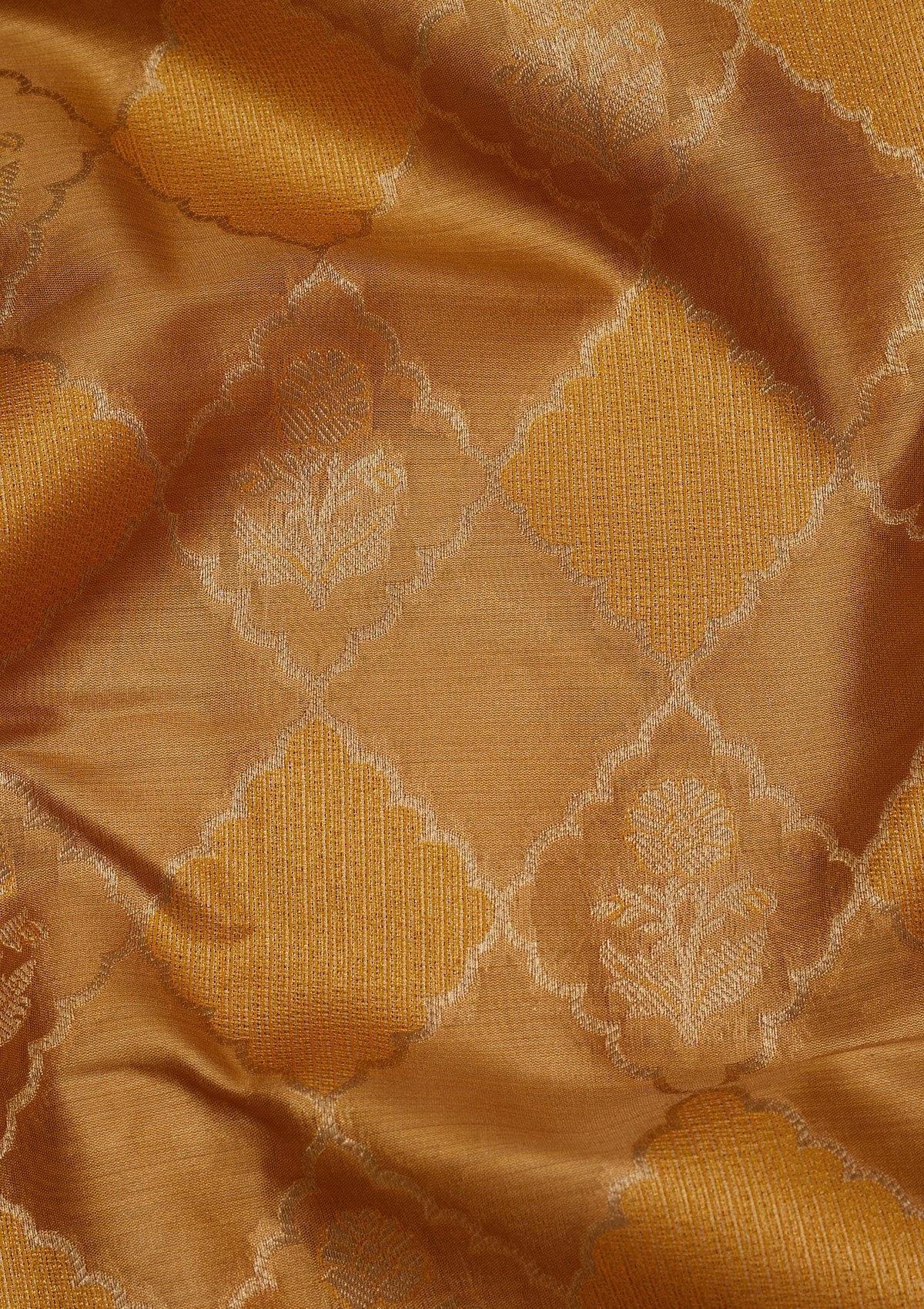 Gold Zariwork Tissue Saree-Koskii