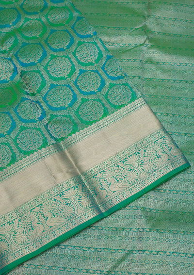 Green Zariwork Pure Silk Saree