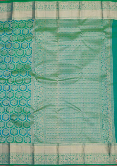 Green Zariwork Pure Silk Saree