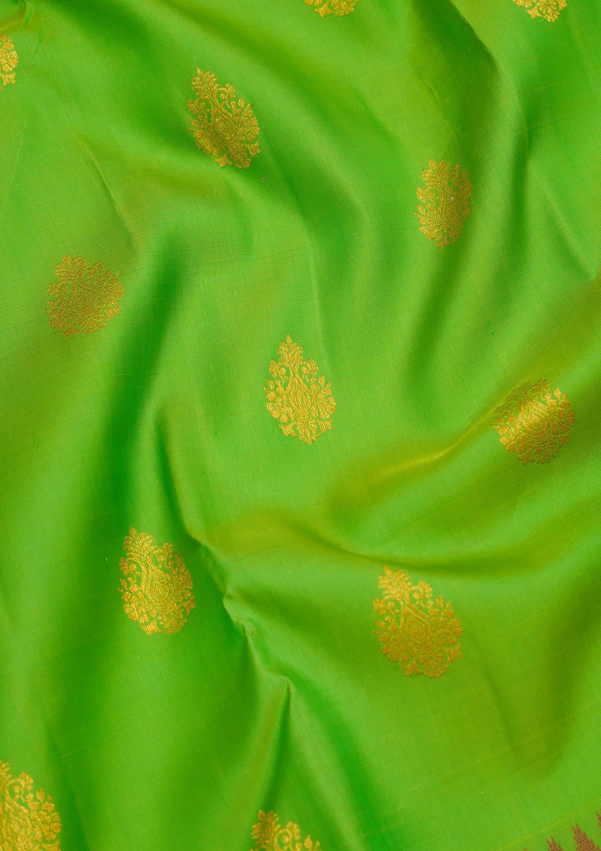 Green Zariwork Pure Silk Saree