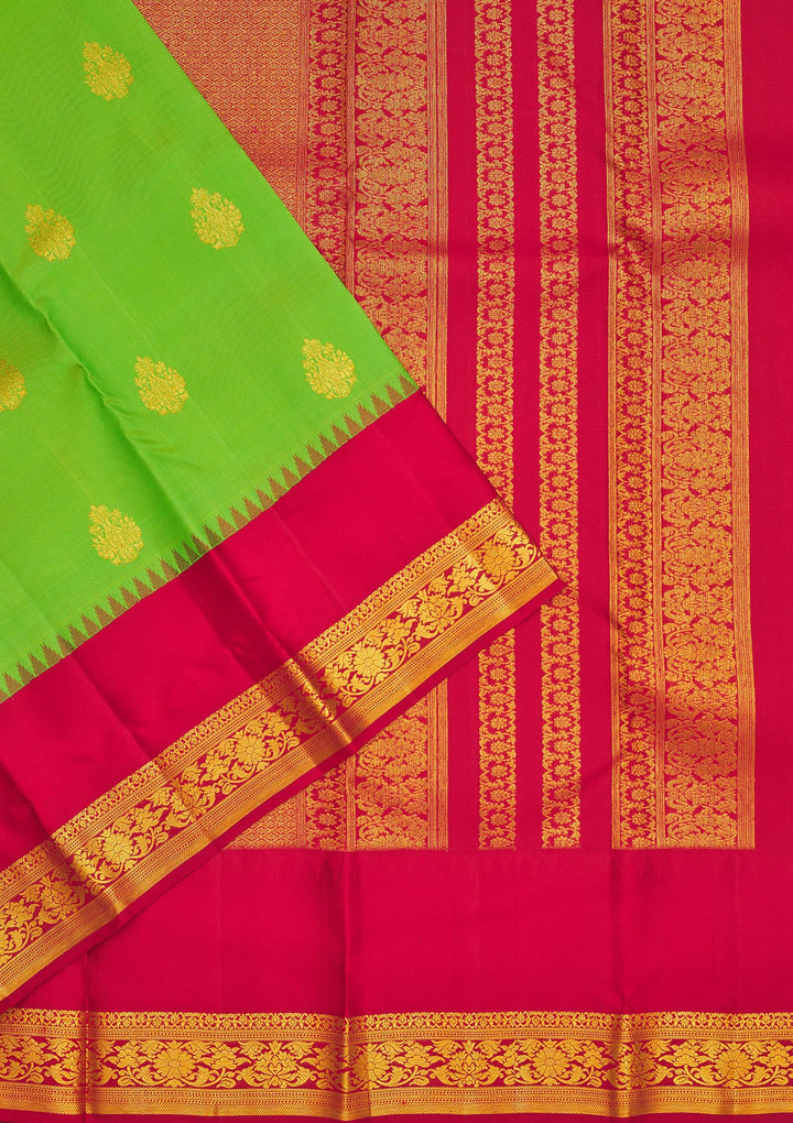 Green Zariwork Pure Silk Saree
