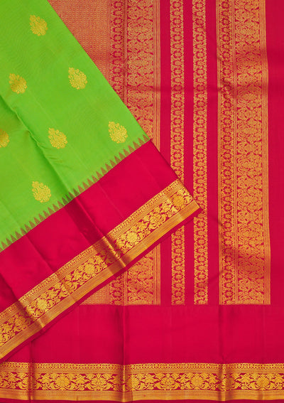 Green Zariwork Pure Silk Saree