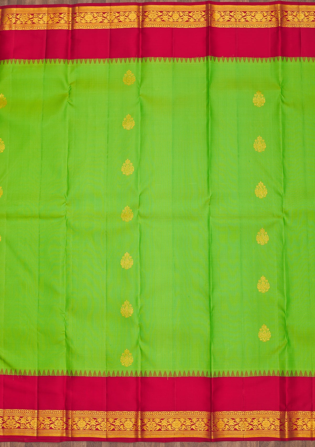 Green Zariwork Pure Silk Saree