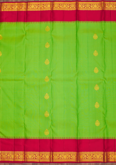 Green Zariwork Pure Silk Saree