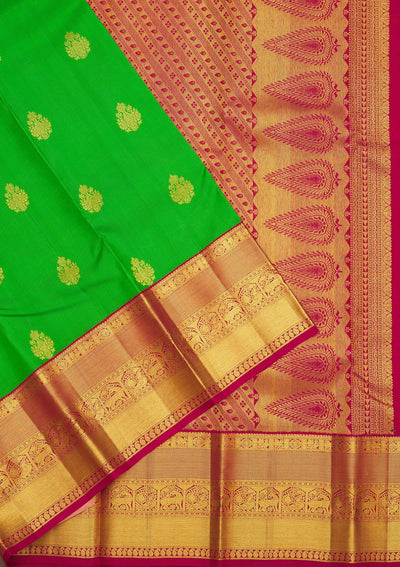 Green Zariwork Pure Silk Saree