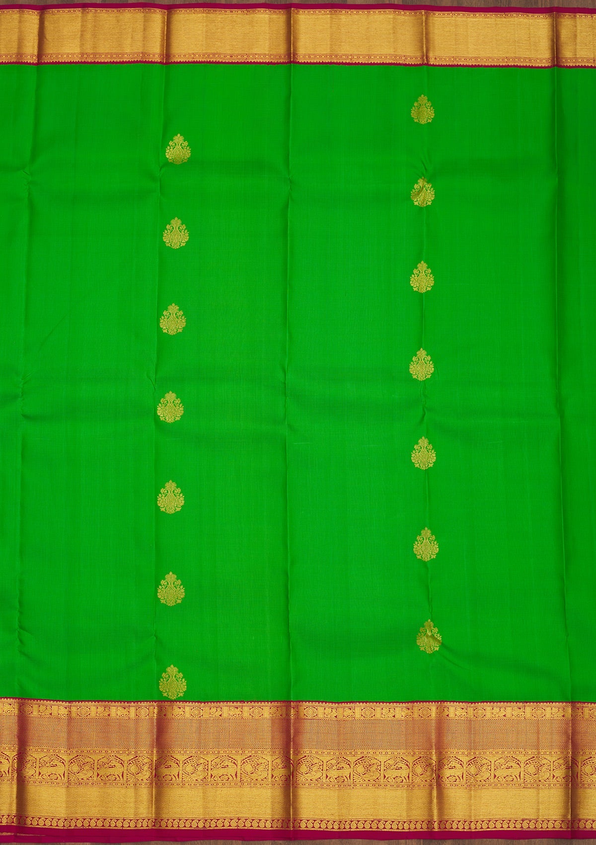 Green Zariwork Pure Silk Saree