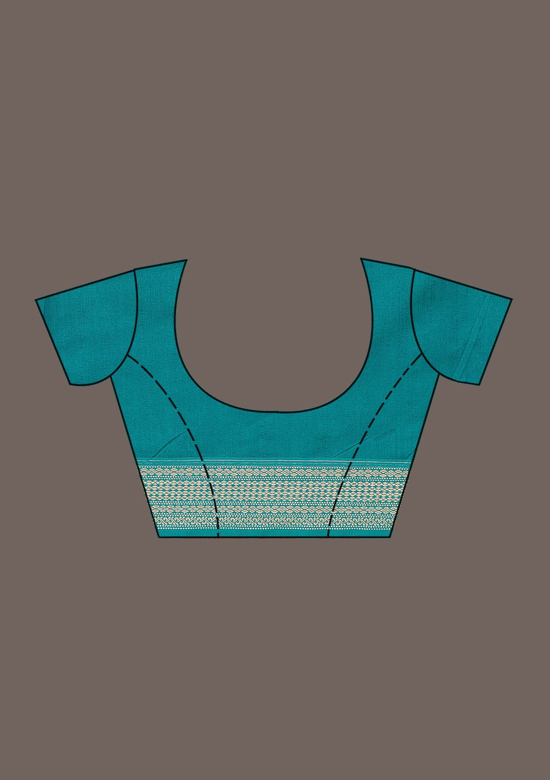 Green Zariwork Tissue Saree-Koskii