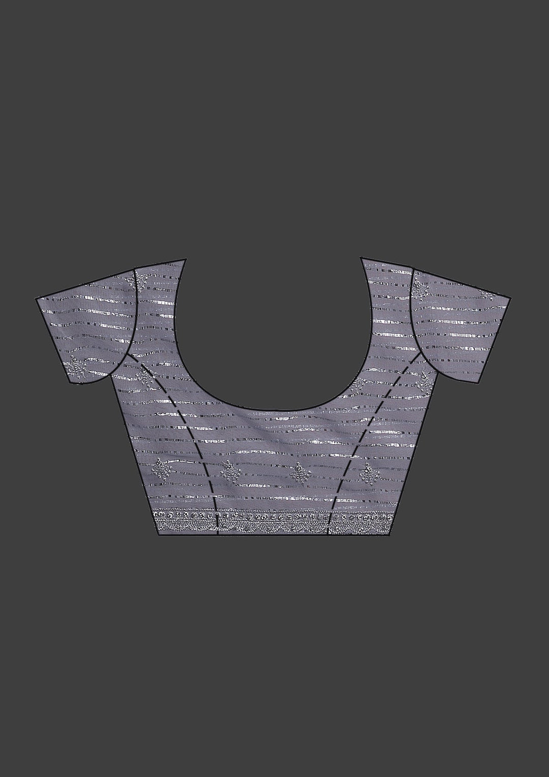 Grey Stonework Georgette Saree-Koskii