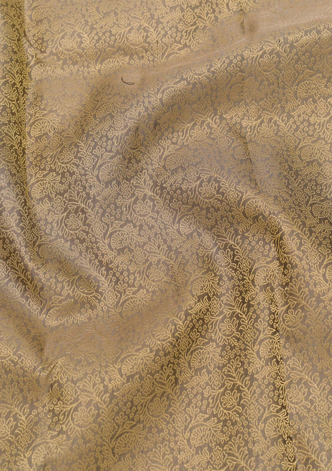 Grey Zariwork Pure Silk Saree-Koskii
