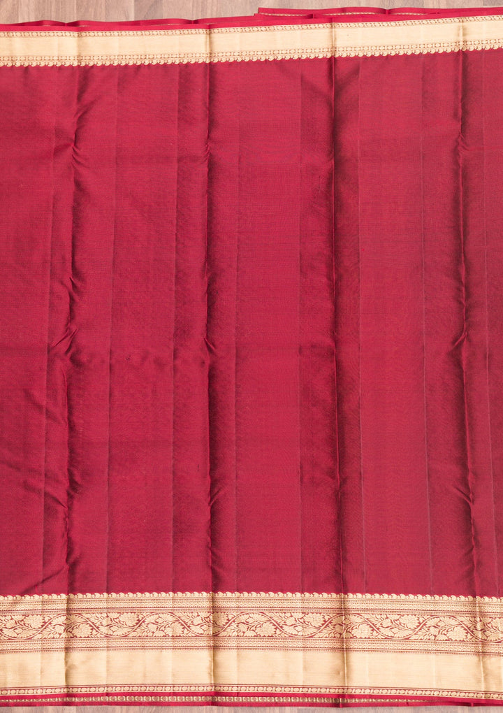 Grey Zariwork Pure Silk Saree-Koskii