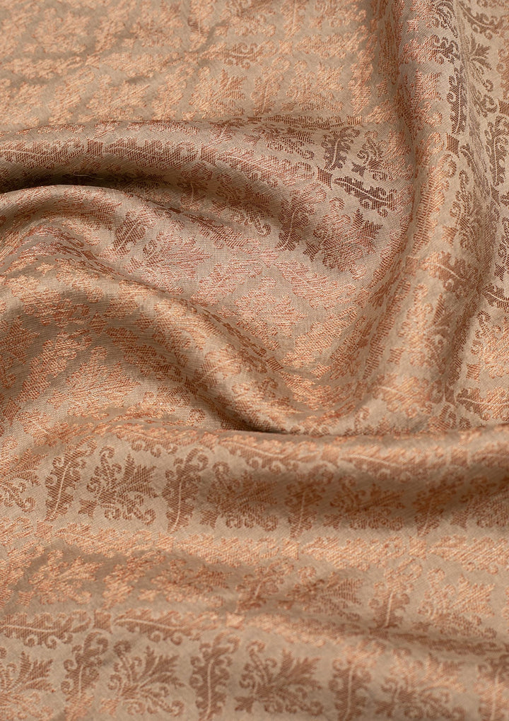 Grey Zariwork Pure Silk Saree-Koskii