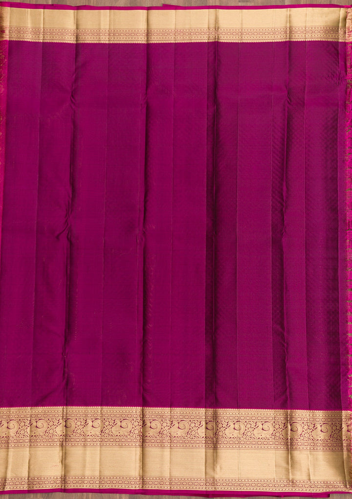 Grey Zariwork Pure Silk Saree-Koskii