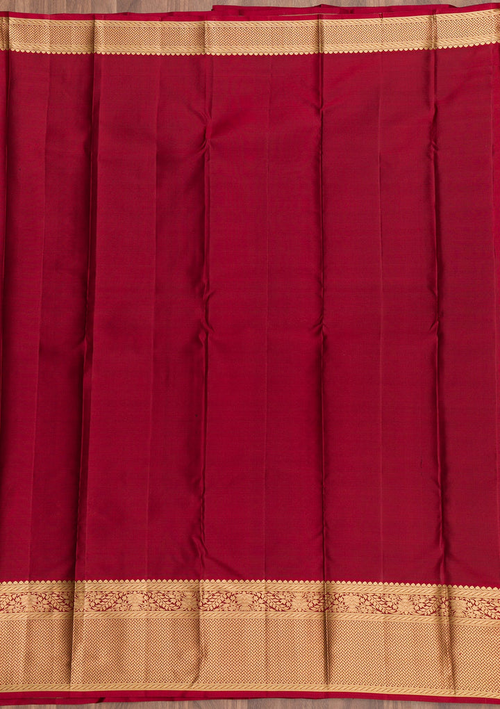 Grey Zariwork Pure Silk Saree-Koskii