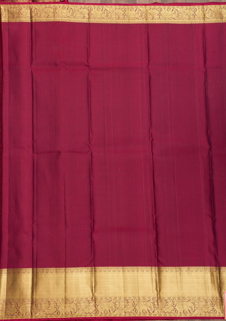 Grey Zariwork Pure Silk Saree-Koskii