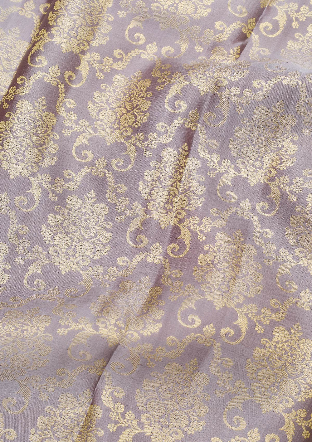 Grey Zariwork Pure Silk Saree-Koskii