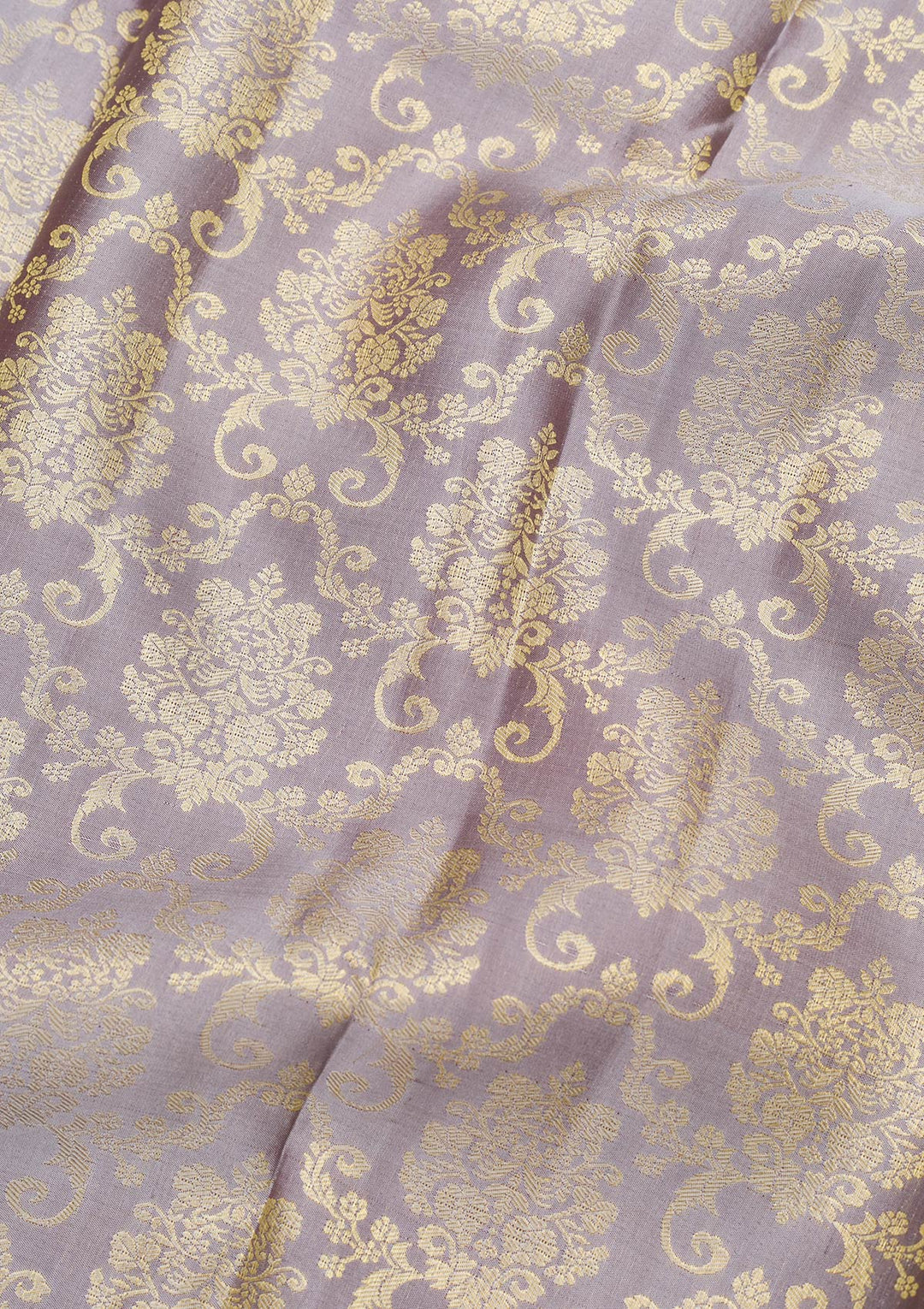 Grey Zariwork Pure Silk Saree-Koskii
