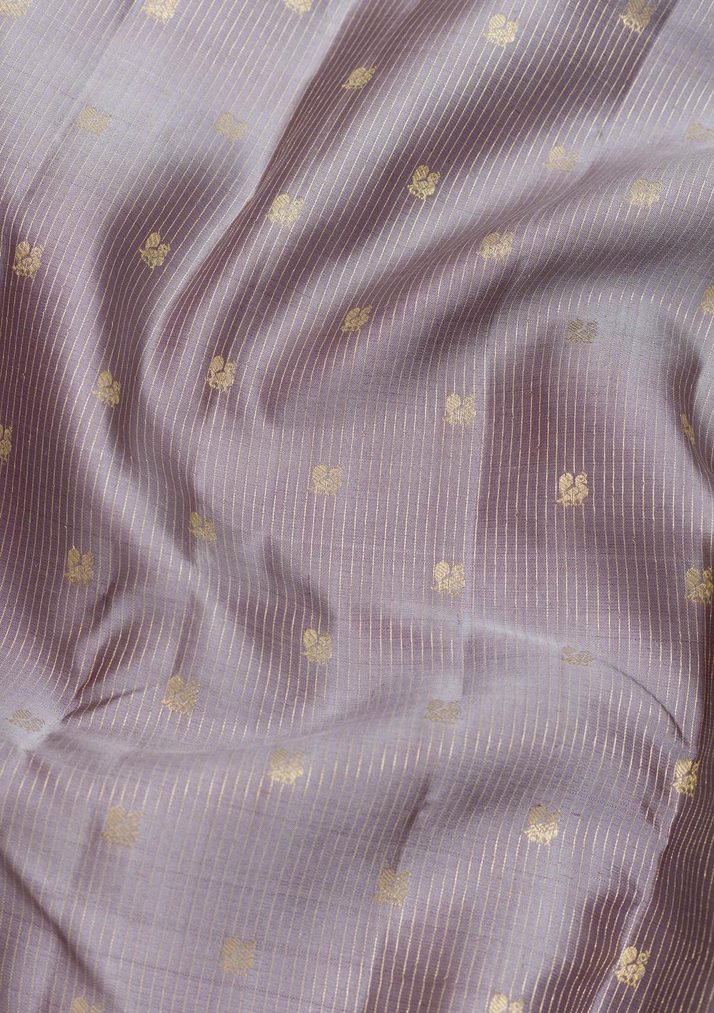 Grey Zariwork Pure Silk Saree-Koskii